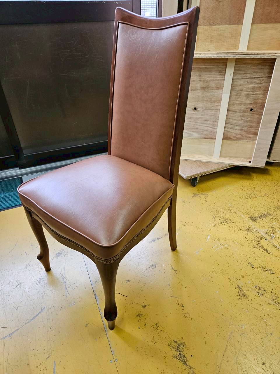 高級チェア　張替　ソファ製作事例ご覧ください。　